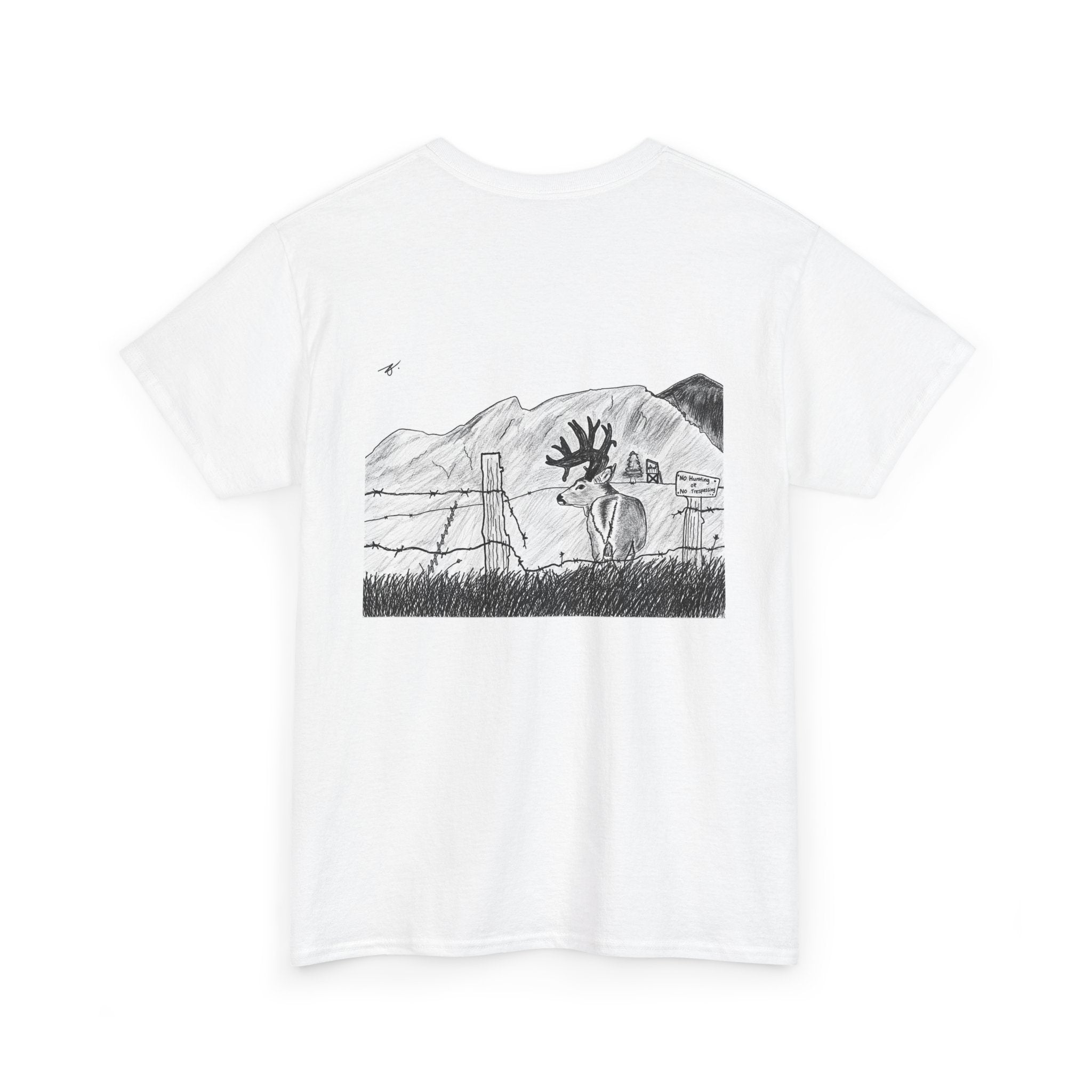 Outskirts Sanctuary buck T-shirt
