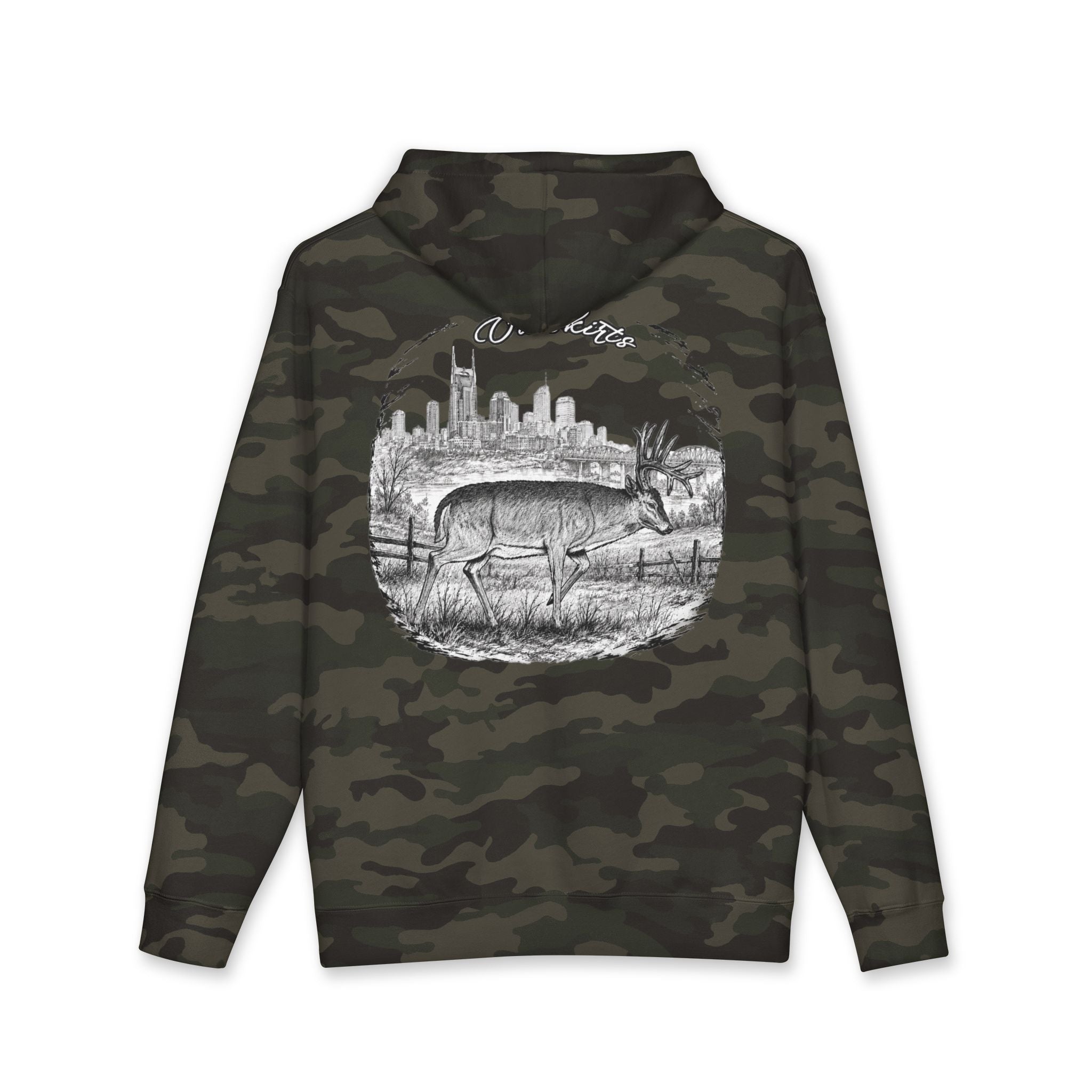 Outskirts Camo skyline Hoodie