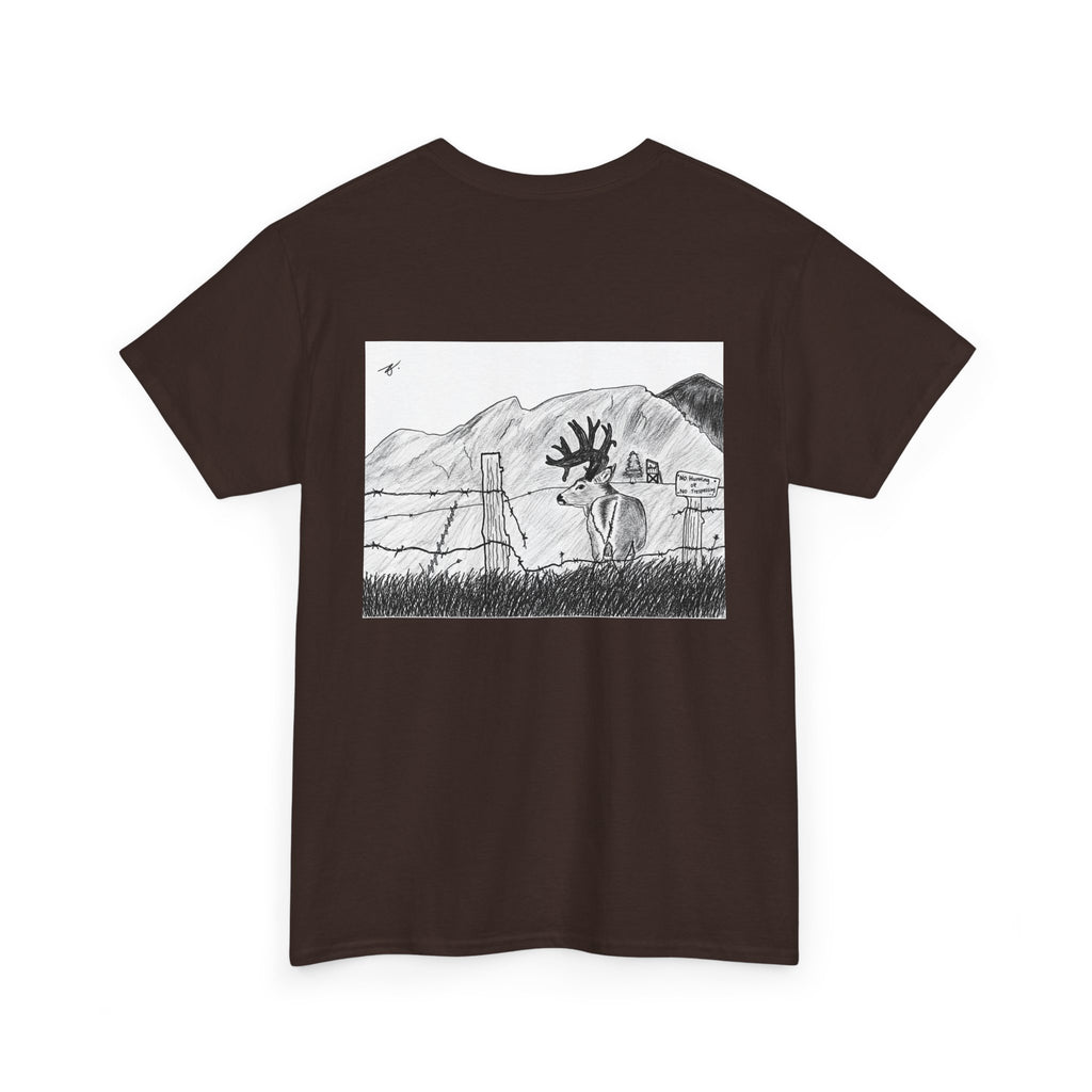 Outskirts Sanctuary buck T-shirt