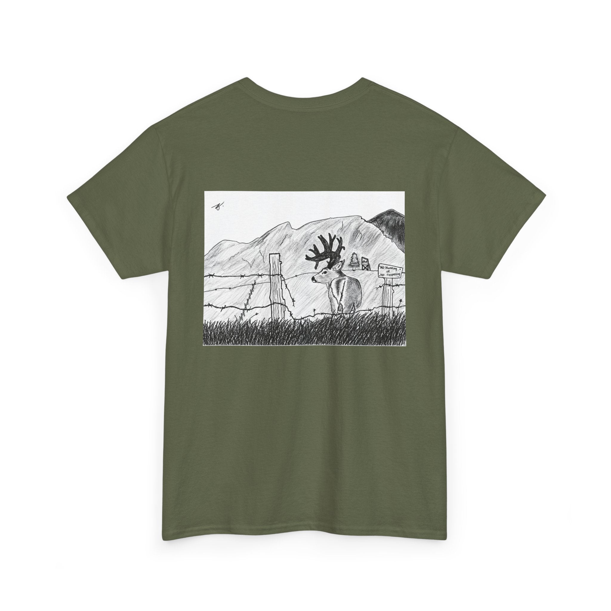 Outskirts Sanctuary buck T-shirt